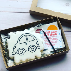 Paint your own car Cookie