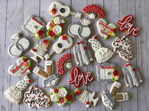 Flamenco Wedding cookies