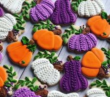 Load image into Gallery viewer, Pumpkin theme Cookies