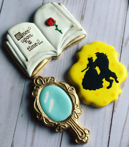 Beauty and the Beast Princess Cookies