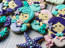 Load image into Gallery viewer, Mermaid theme Cookies