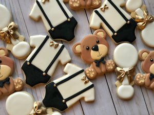 Bear Baby shower cookies