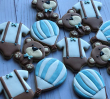 Load image into Gallery viewer, Bear Baby shower cookies