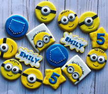 Load image into Gallery viewer, Minion theme cookies