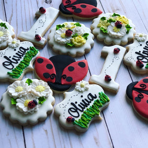 Ladybug Theme Cookies