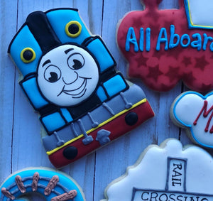 Train Theme Cookies