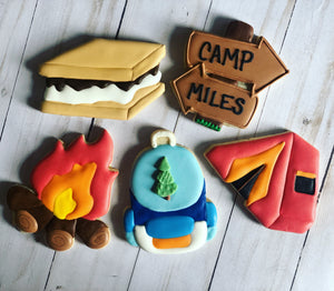 Camping Theme Cookies