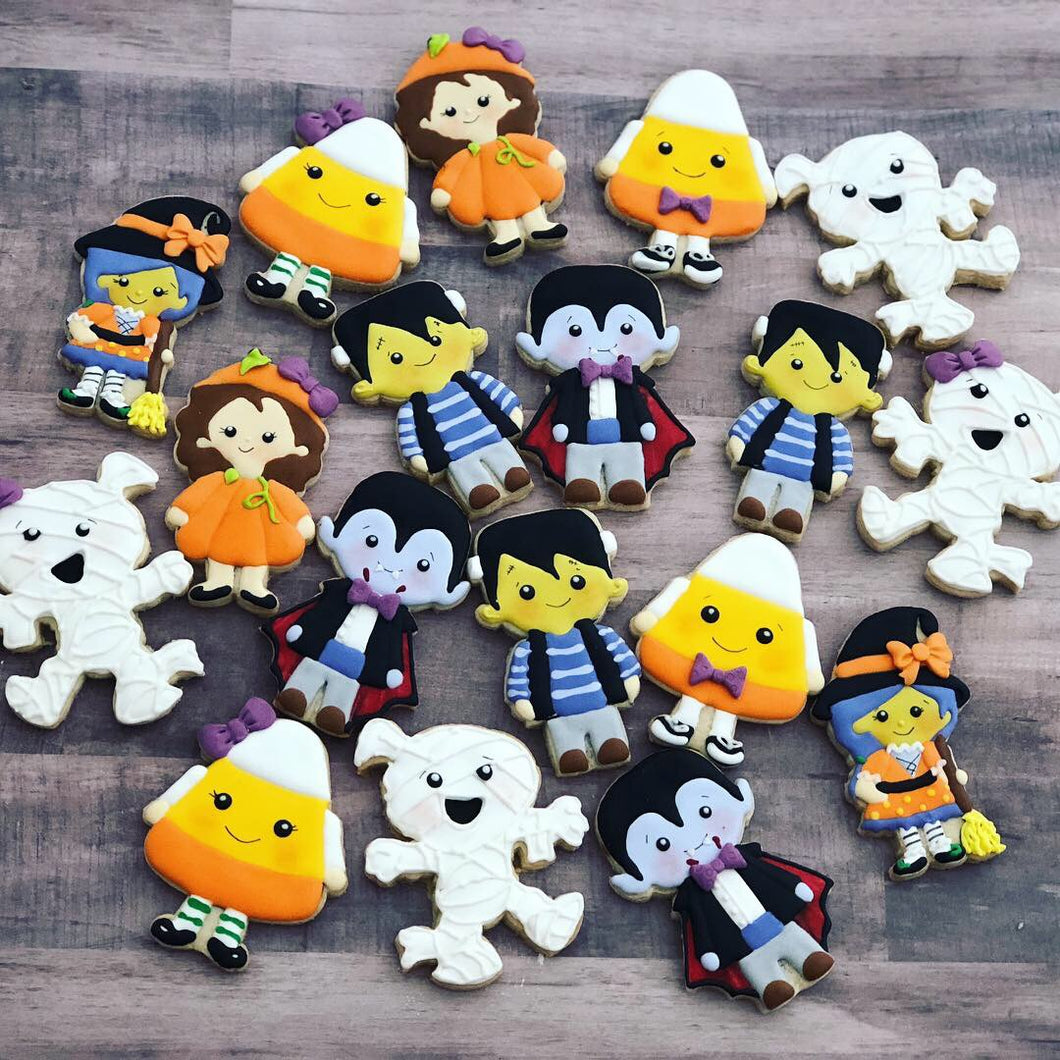 Halloween Characters Sugar  Cookies