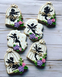 Garden Fairy Theme Cookies