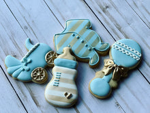 Load image into Gallery viewer, Bear Baby shower cookies