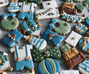 Travel Baby shower cookies