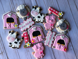 Farm Animal Cookies