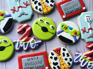 Toy story theme cookies