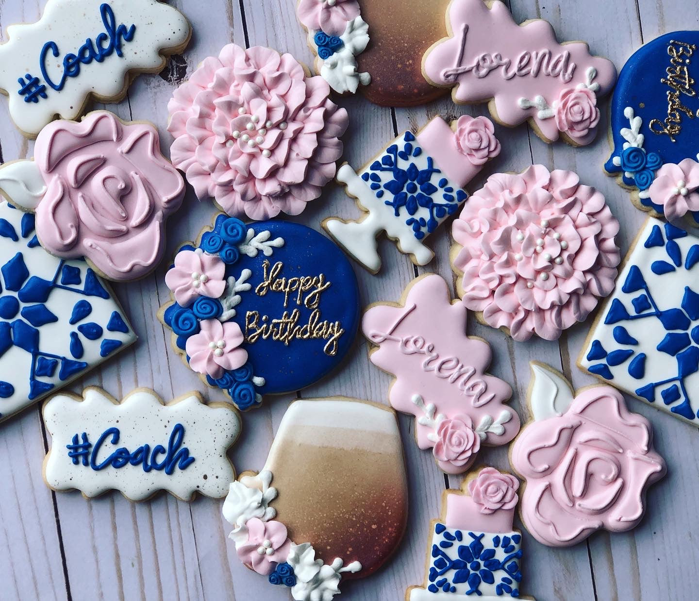 Birthday Tiles theme Cookies – Luli Sweet Shop