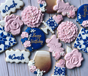 Birthday Tiles theme Cookies