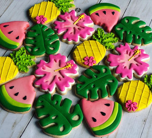 Tropical Summer theme Cookies