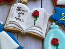 Load image into Gallery viewer, Beauty and the Beast Princess Cookies