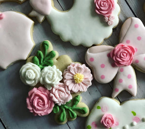Girl Baby shower cookies