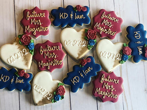 Bridal shower cookies