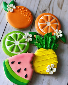 Tropical Fruit theme Cookies