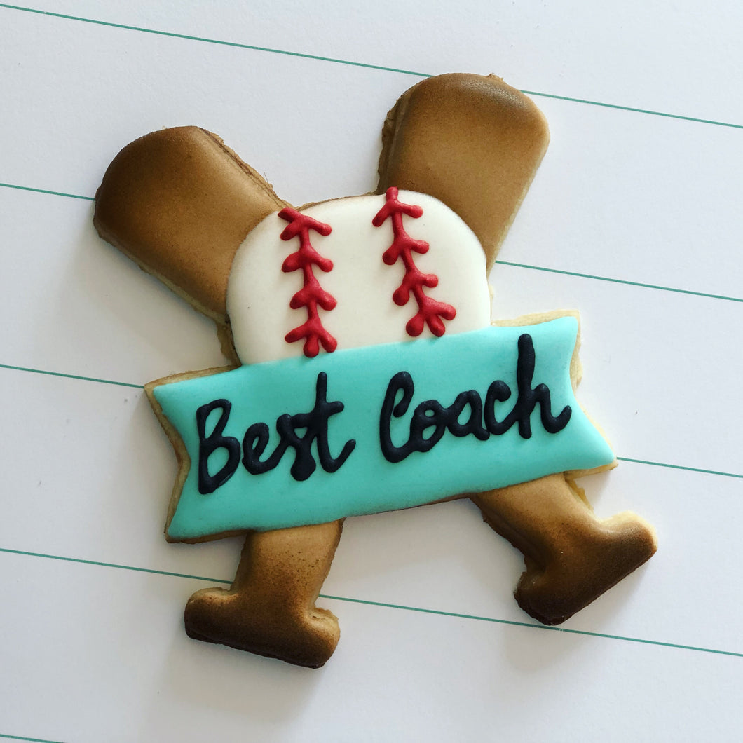 Teacher appreciation week cookies, coach cookies