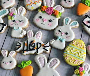 Easter cookies bunny design