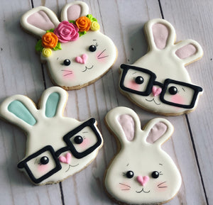 Easter cookies bunny design