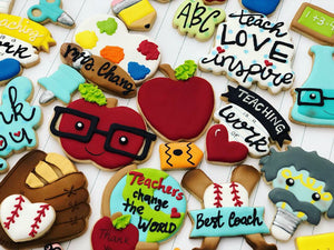 School theme cookies
