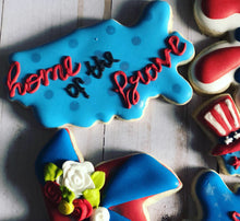 Load image into Gallery viewer, Memorial Day / 4 of July theme cookie