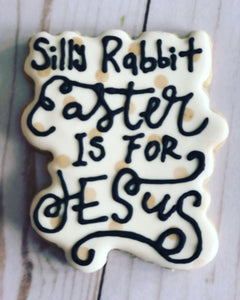 Easter cookie gift- silly rabbit