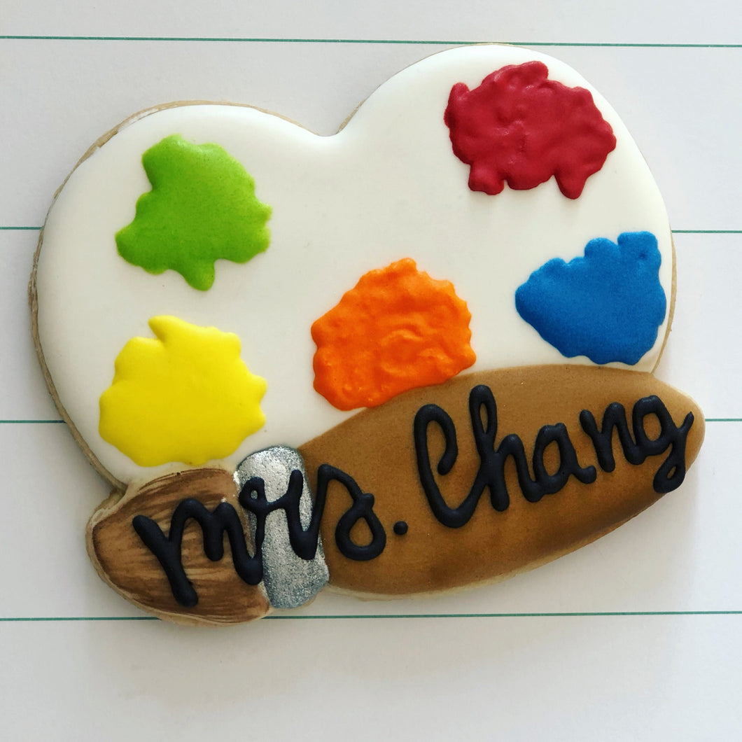 Art teacher appreciation week cookies