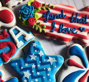 Memorial Day / 4 of July theme cookie